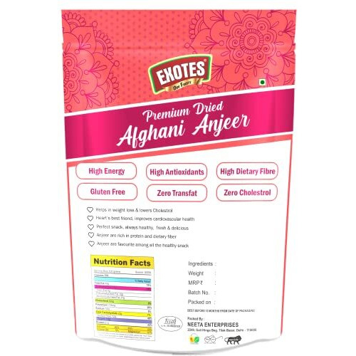 Exotes Big Size Anjeer (Dry Figs), 250 Grams