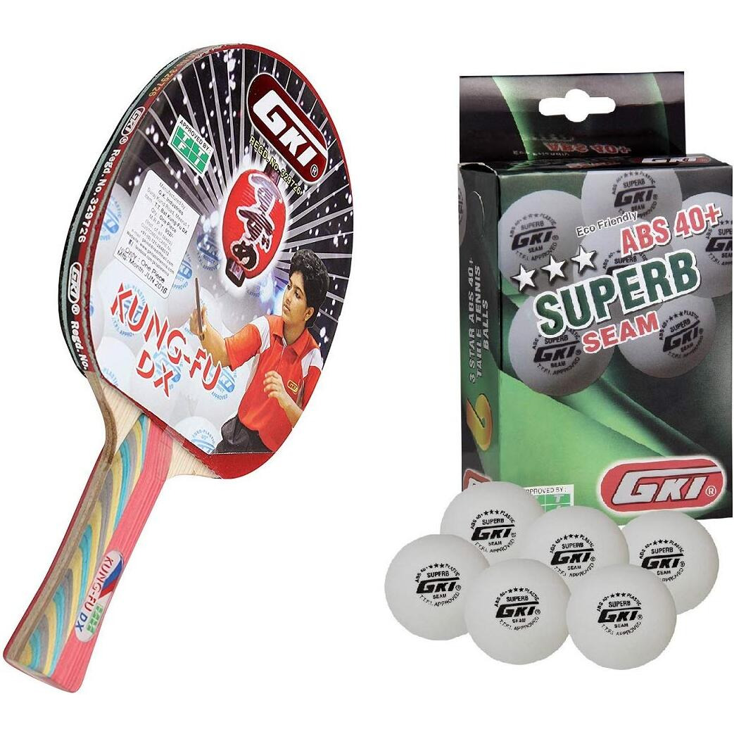 Gki Kung Fu Dx Table Tennis Racquet Combo Set
