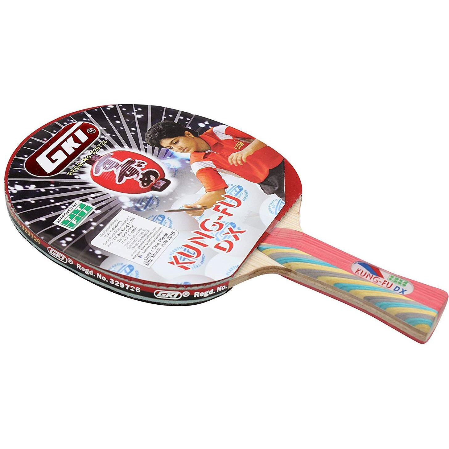 Gki Kung Fu Dx Table Tennis Racquet Combo Set