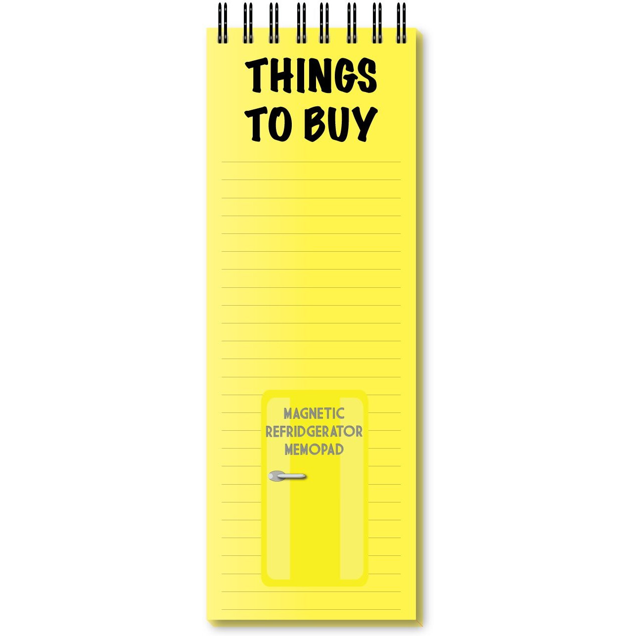 Nourish Paper Fridge Magnet (Yellow)