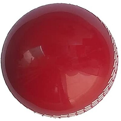 Tima Sports Fun Poly Hard Synthetic Red Cricket Ball (Red Pack Of 2)