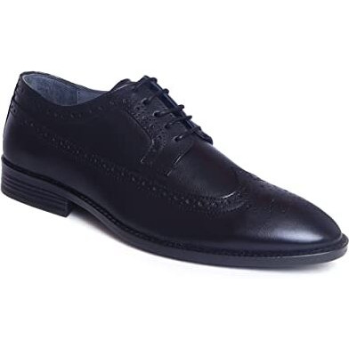 Zoom Formal Shoes For Men Light-Weight, Flexible,Durable & Comfortable With Cushioned Insole For Office/Party A-4075 (Black)