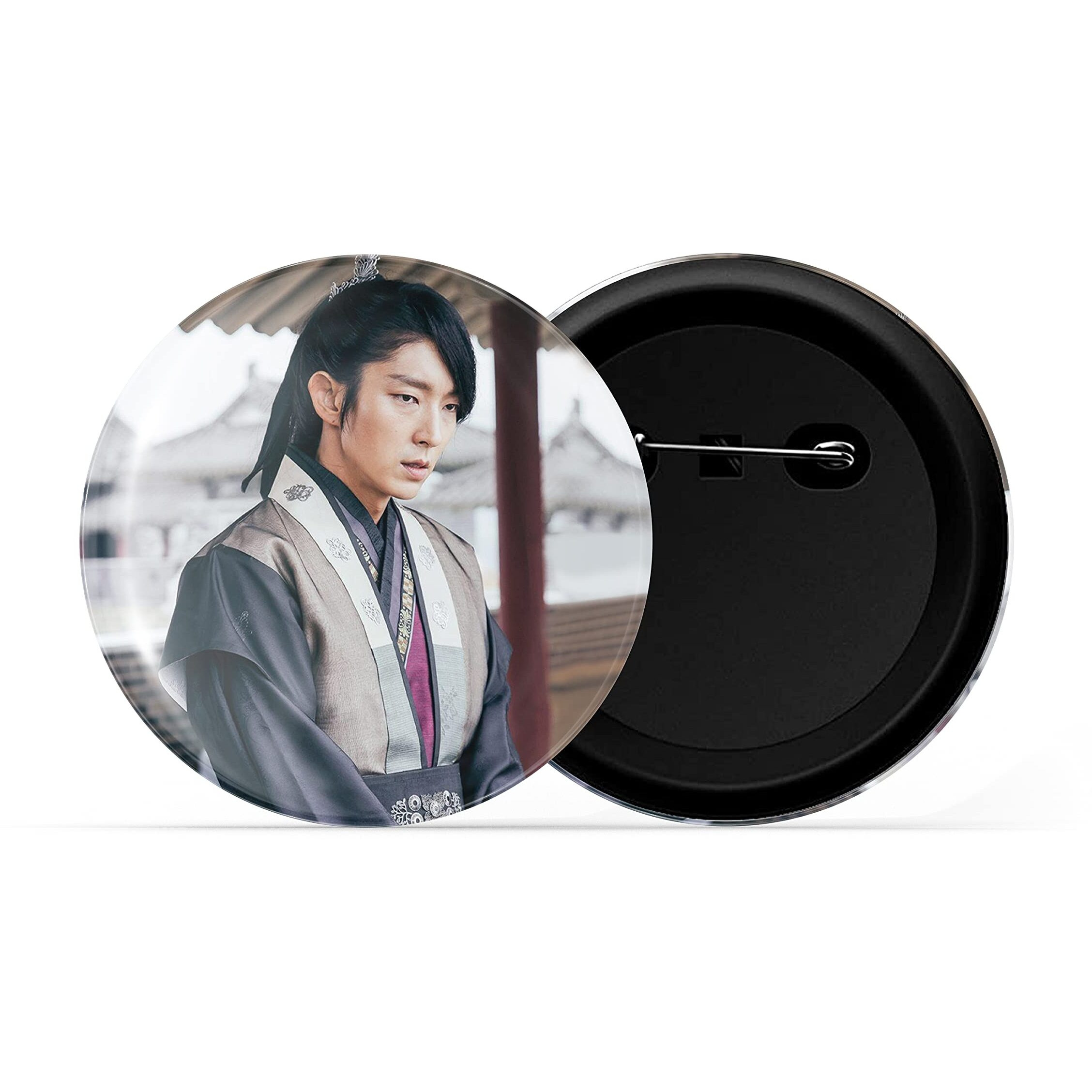 Dhcrafts Pin Badges K-Drama Korean Actor Multicolour Lee Joon-Gi D6 Glossy Finish Design Pack Of 1