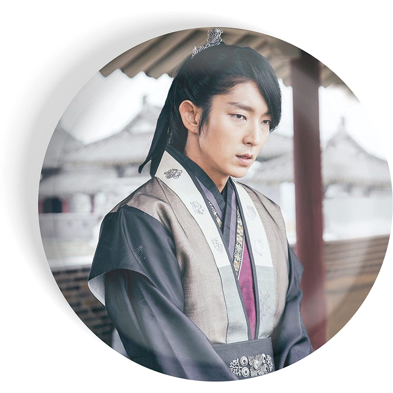 Dhcrafts Pin Badges K-Drama Korean Actor Multicolour Lee Joon-Gi D6 Glossy Finish Design Pack Of 1