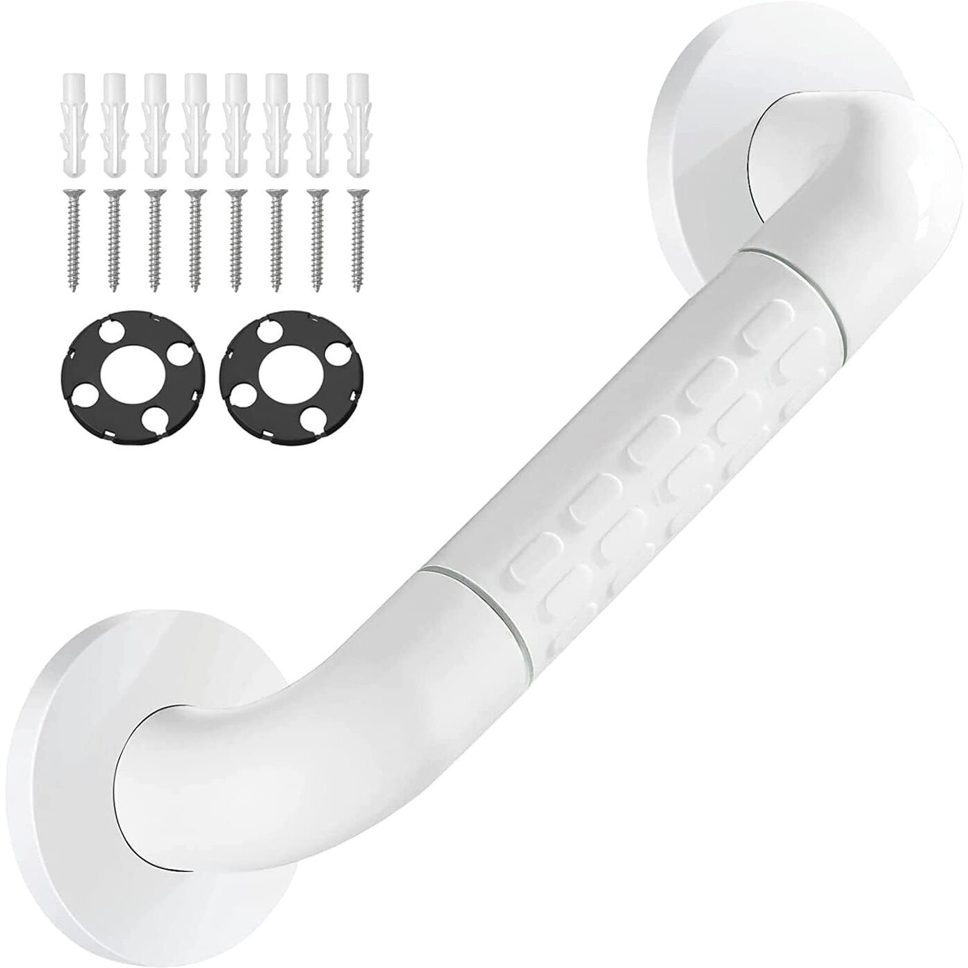 Egab Anti Slip Abs Plastic Coated Heavy Duty Steel Grab Bar (15 Inch) (6)