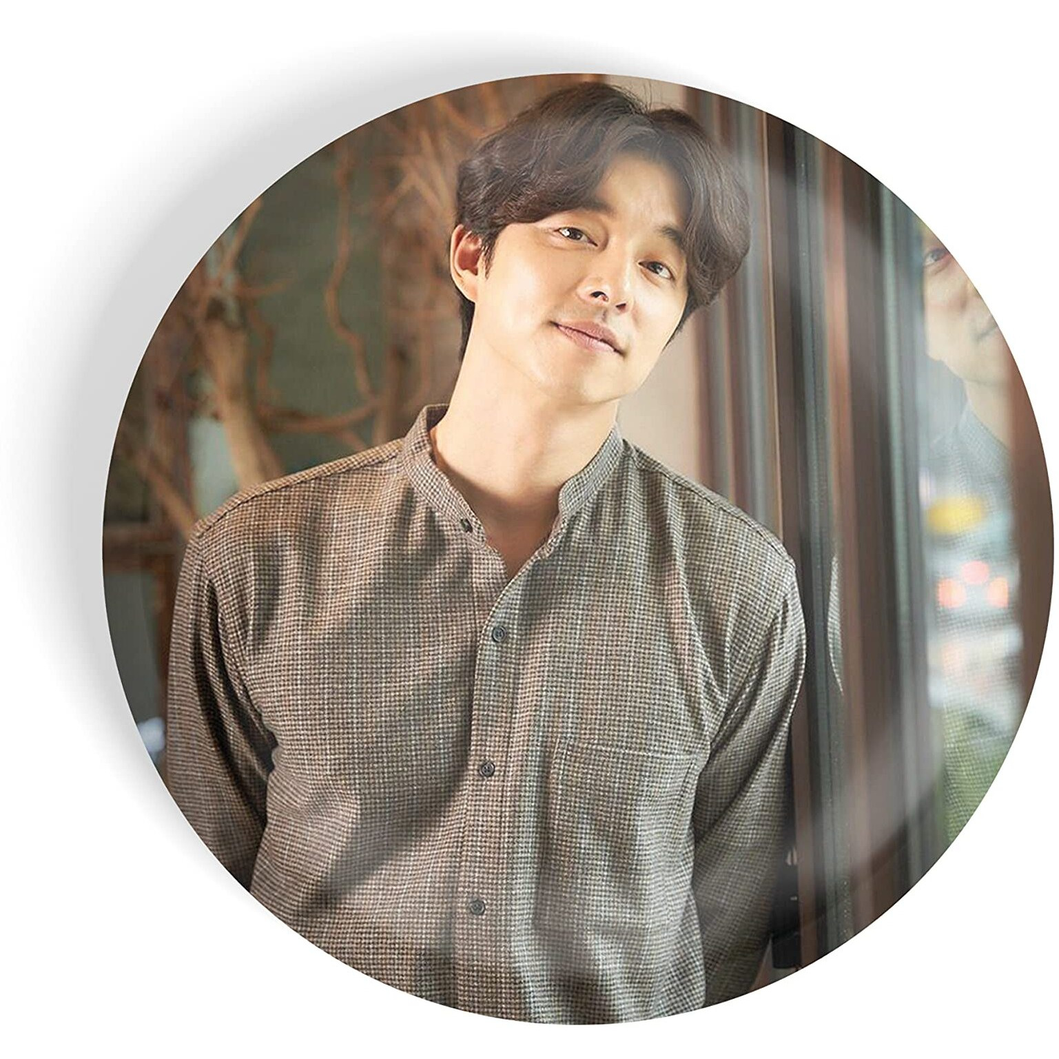 Dhcrafts Pin Badges K-Drama Korean Actor Multicolour Gong Yoo D12 Glossy Finish Design Pack Of 1