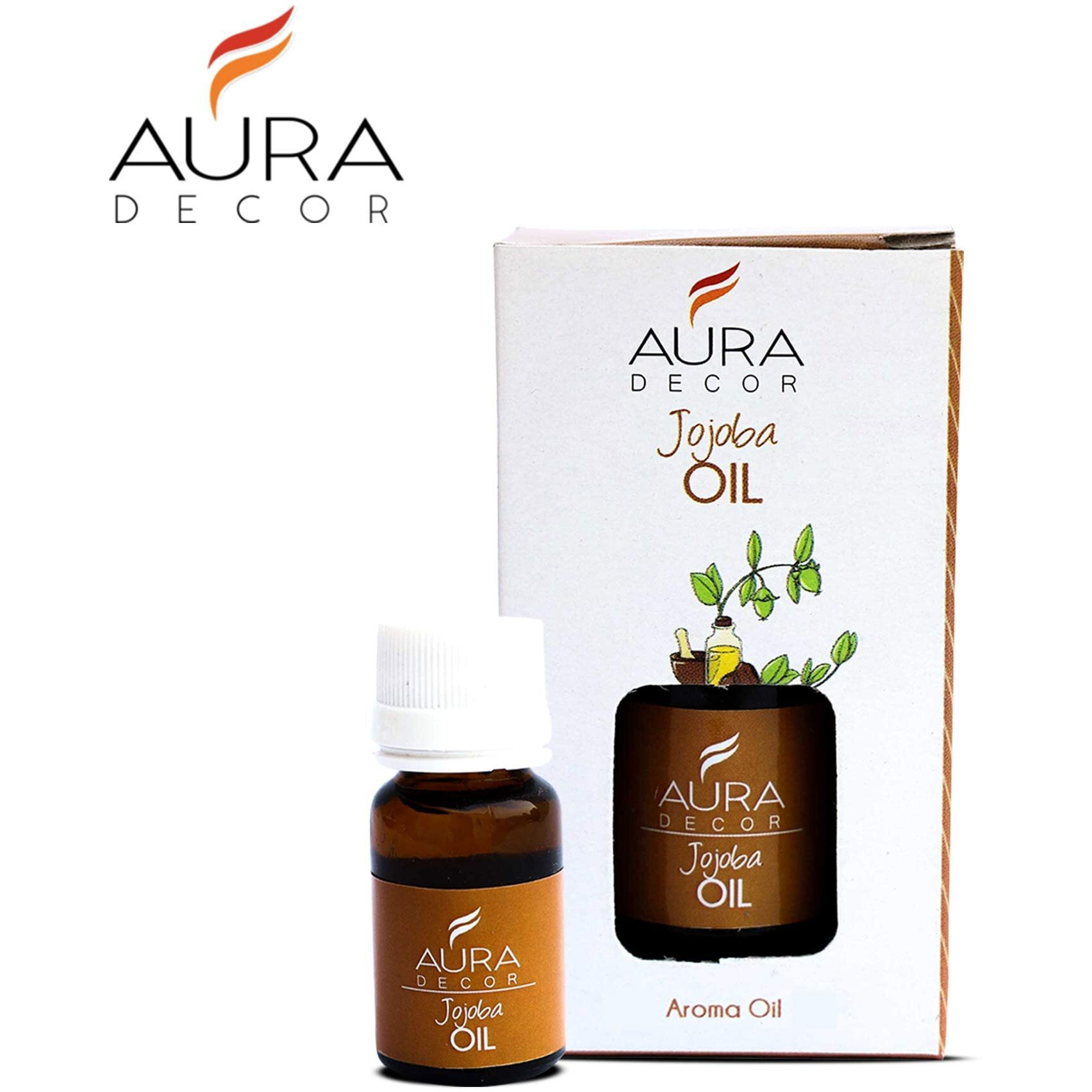 Auradecor Fragrance Oil | 15 Ml Aroma Oil For Home Fragrance | Helps In Concentration & Meditation | Used In Diffusers, Air Fresheners, Candles, Soaps | Best For Aromatherapy (15 Ml, Jojoba)