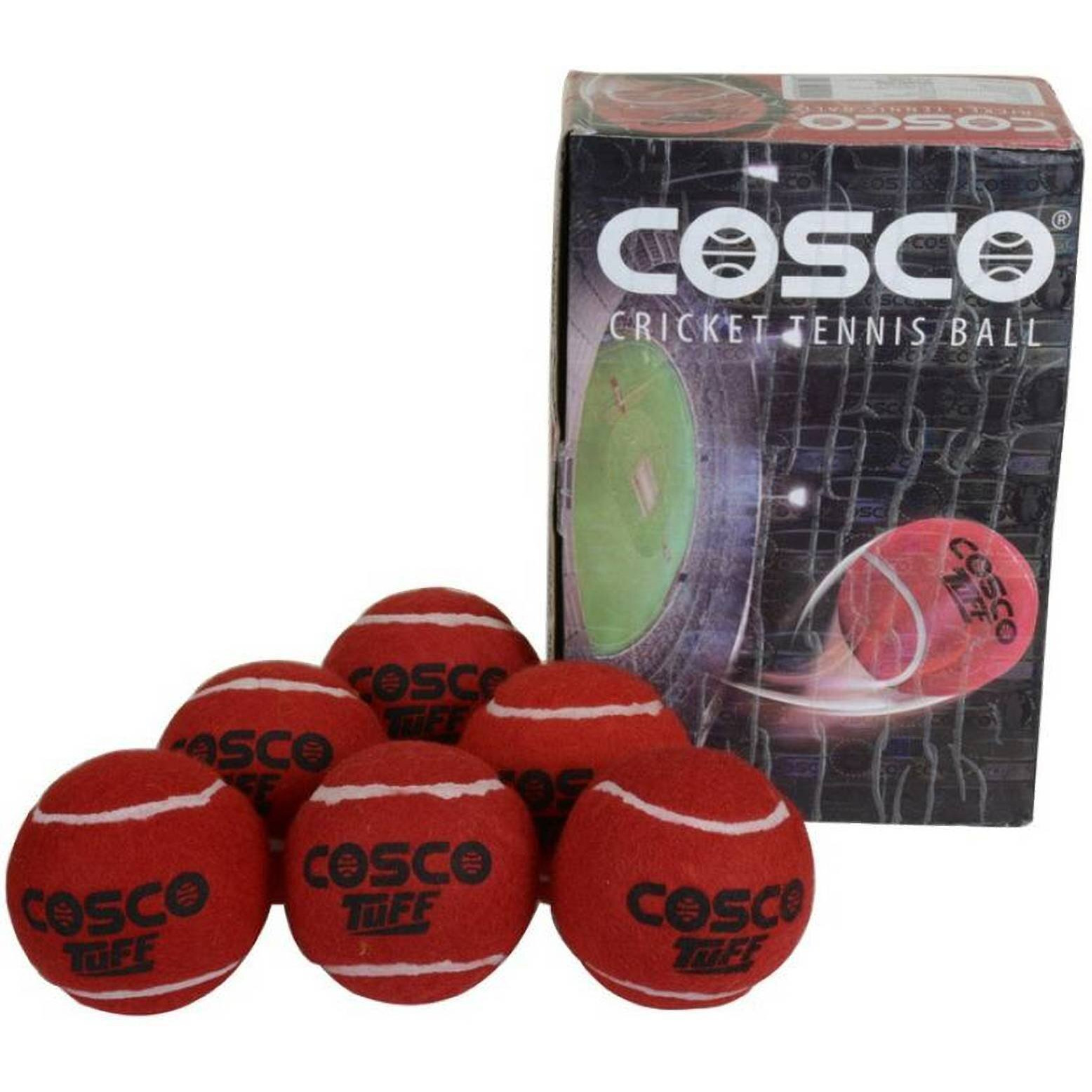 Cosco Durable Tuff Tennis Ball - Long-Lasting Performance For Intense Matches