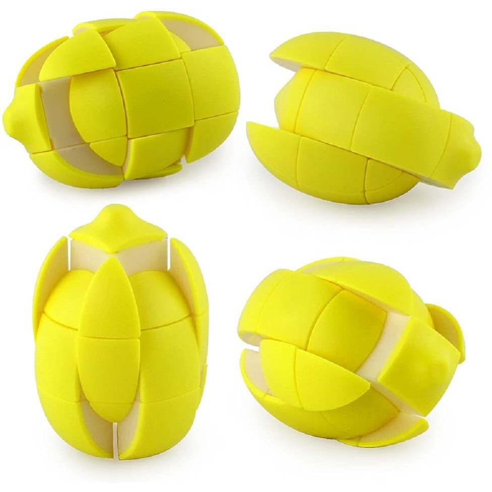 Funblast Fruit Shape Sticker Less Lemon Cube Magic Puzzle Toy For Kids, Girls, Boys & Adults  (Multicolor Pack Of 1)