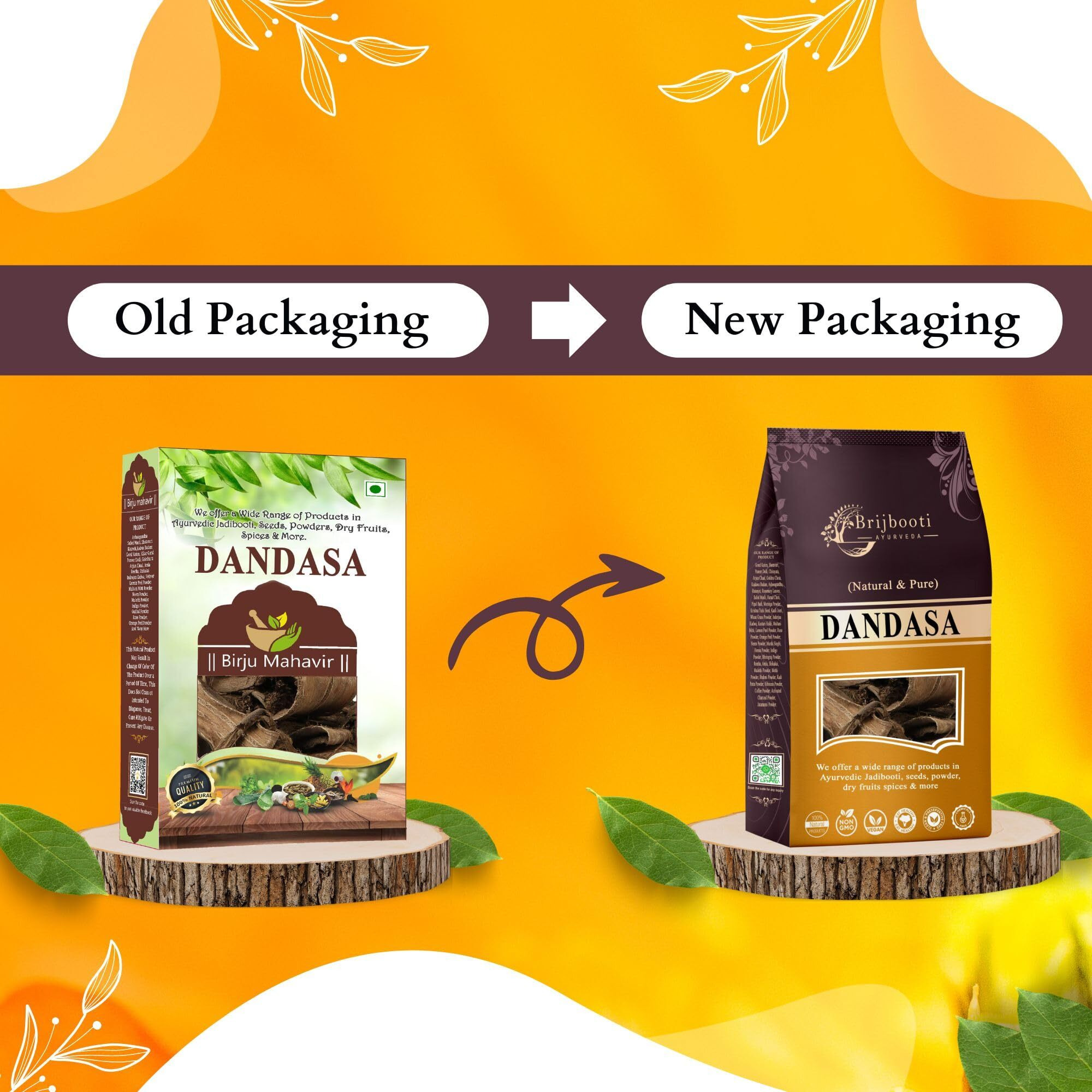 Brijbooti Dandasa 400 Gr - Datoon - Juglans - Walnut Tree Peel (Helps In Teeth Whitening)
