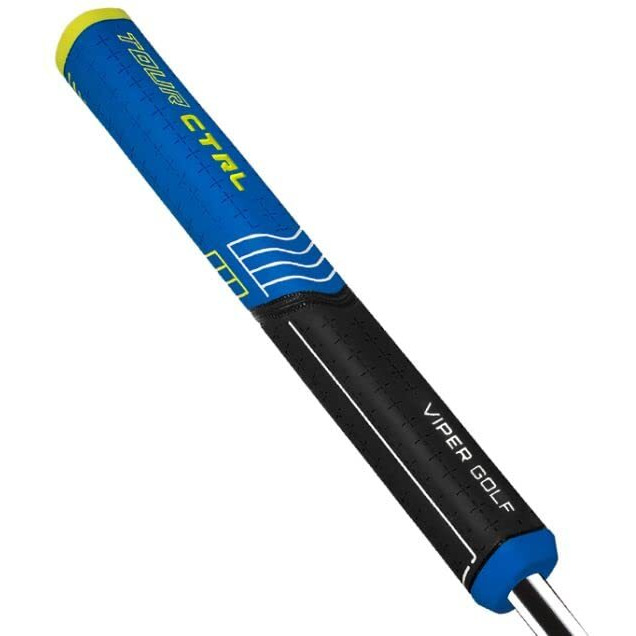 Viper Golf Tour Ctrl Straight Putter Golf Grip - 104 Cc ( Black/Blue)