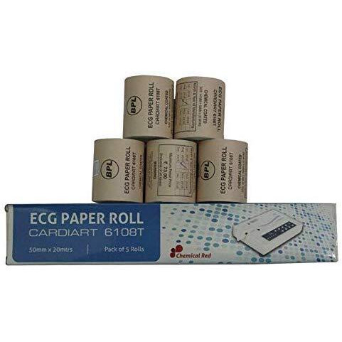 Otica Ecg Paper For (6108T Ecg Paper Pack Of 5 Roll(50Mm X 20 Mtr))