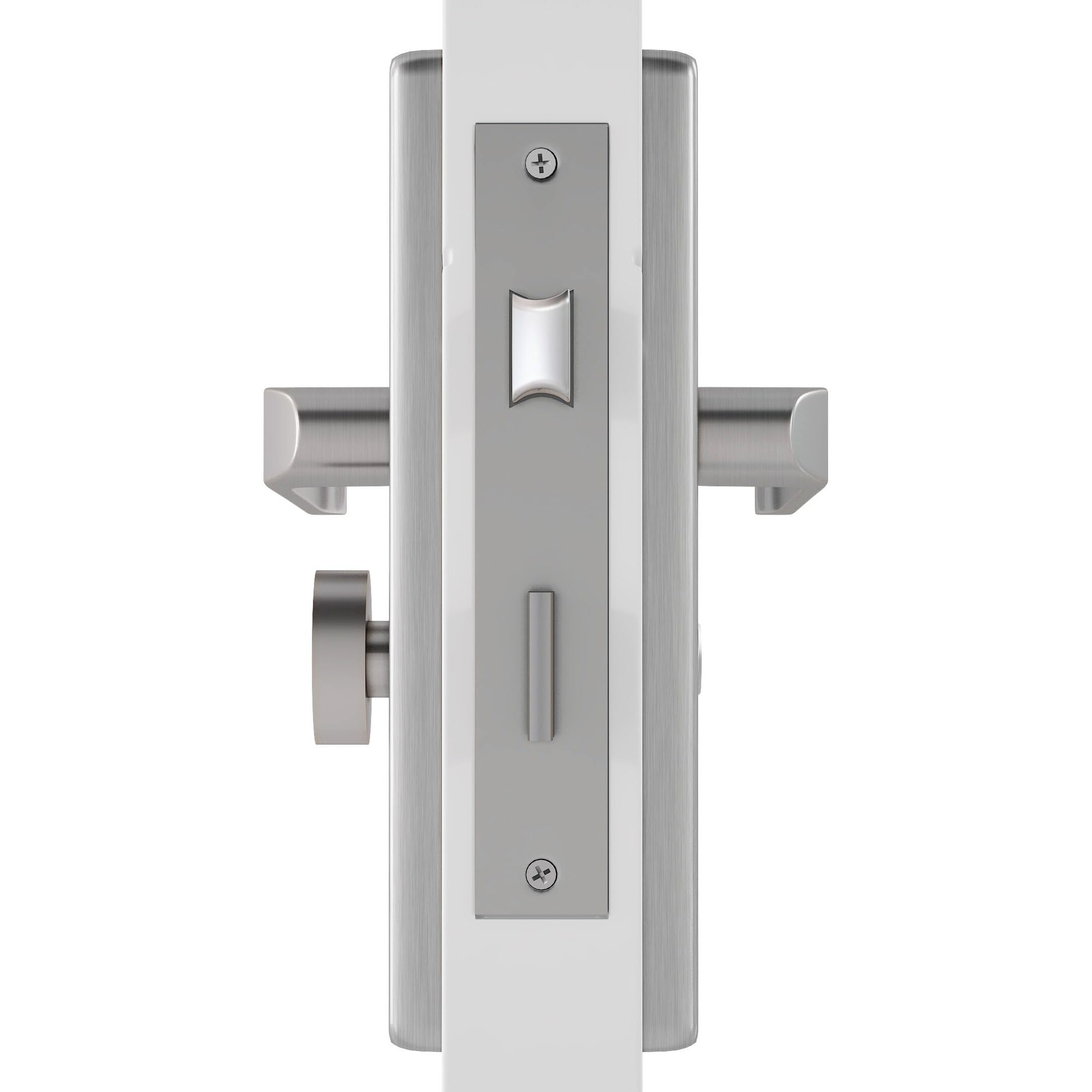 Crust Heavy Duty Mortise Door Lock Set For Main Door, Door Handle Lock Set For Main Door Lock, Office/Hotel/Bathroom (Crz015, Matt Satin)