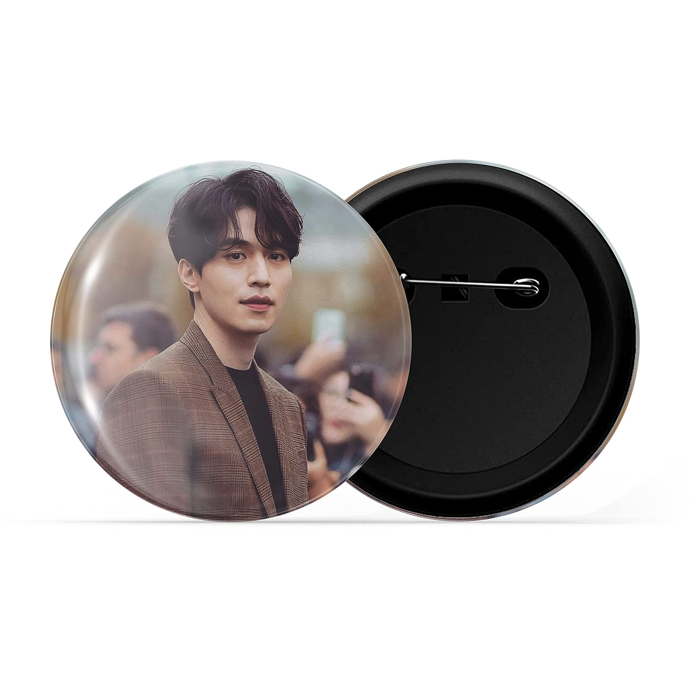 Dhcrafts Pin Badges K-Drama Korean Actor Multicolour Lee Dong-Wook D7 Glossy Finish Design Pack Of 1