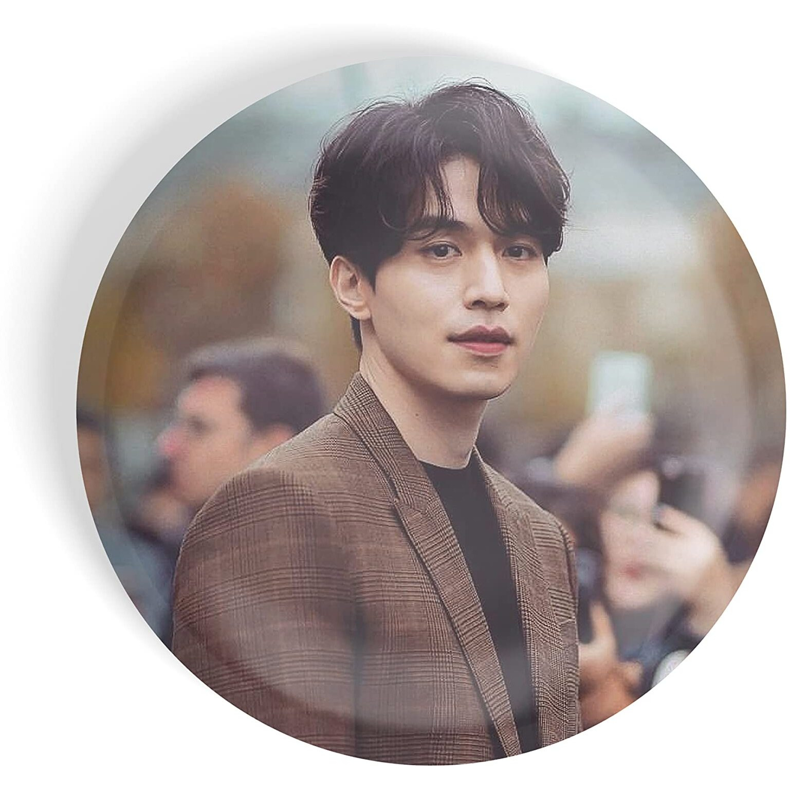 Dhcrafts Pin Badges K-Drama Korean Actor Multicolour Lee Dong-Wook D7 Glossy Finish Design Pack Of 1