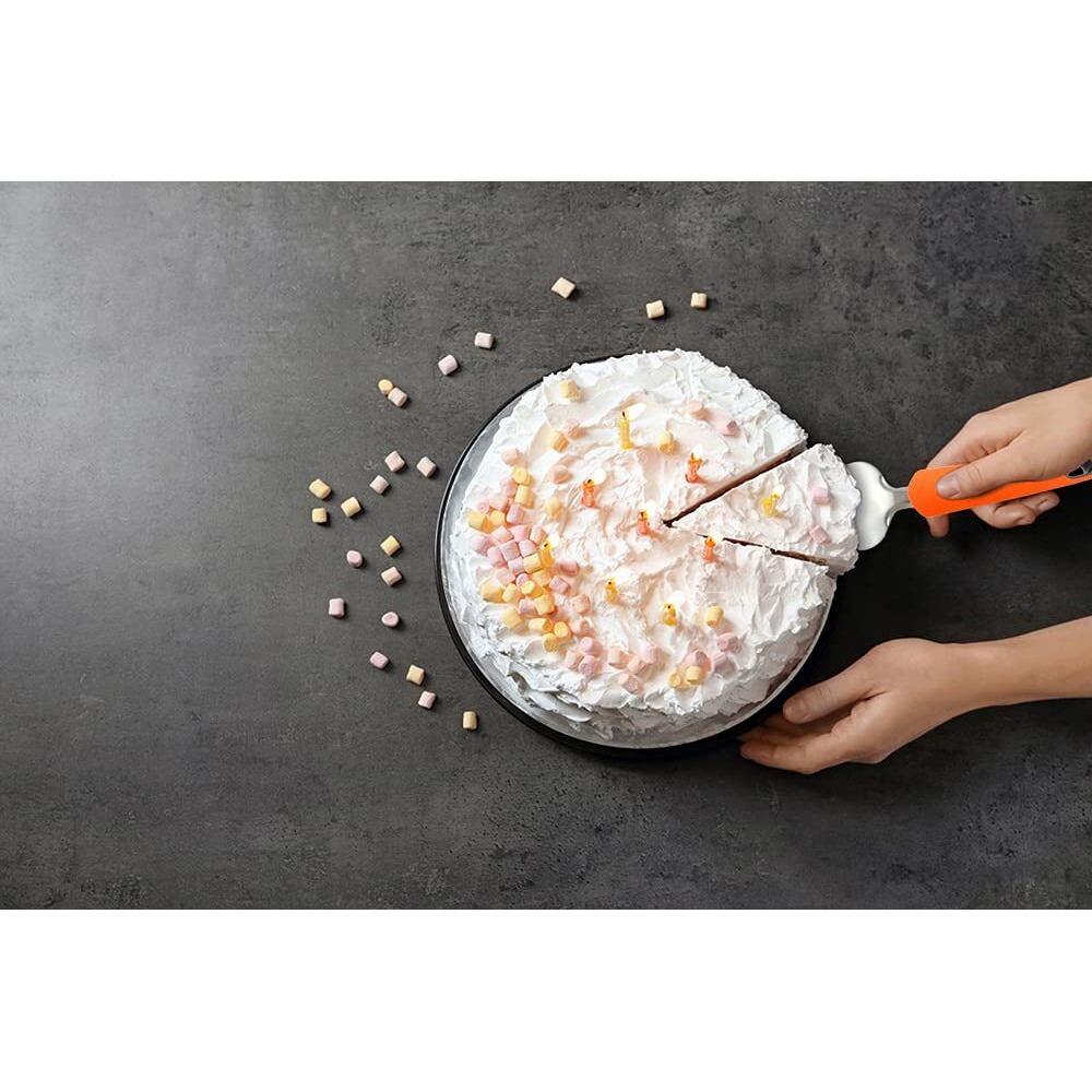Shapes Imporio Stainless Steel With Easy Grip Cake Server For Home/Kitchen