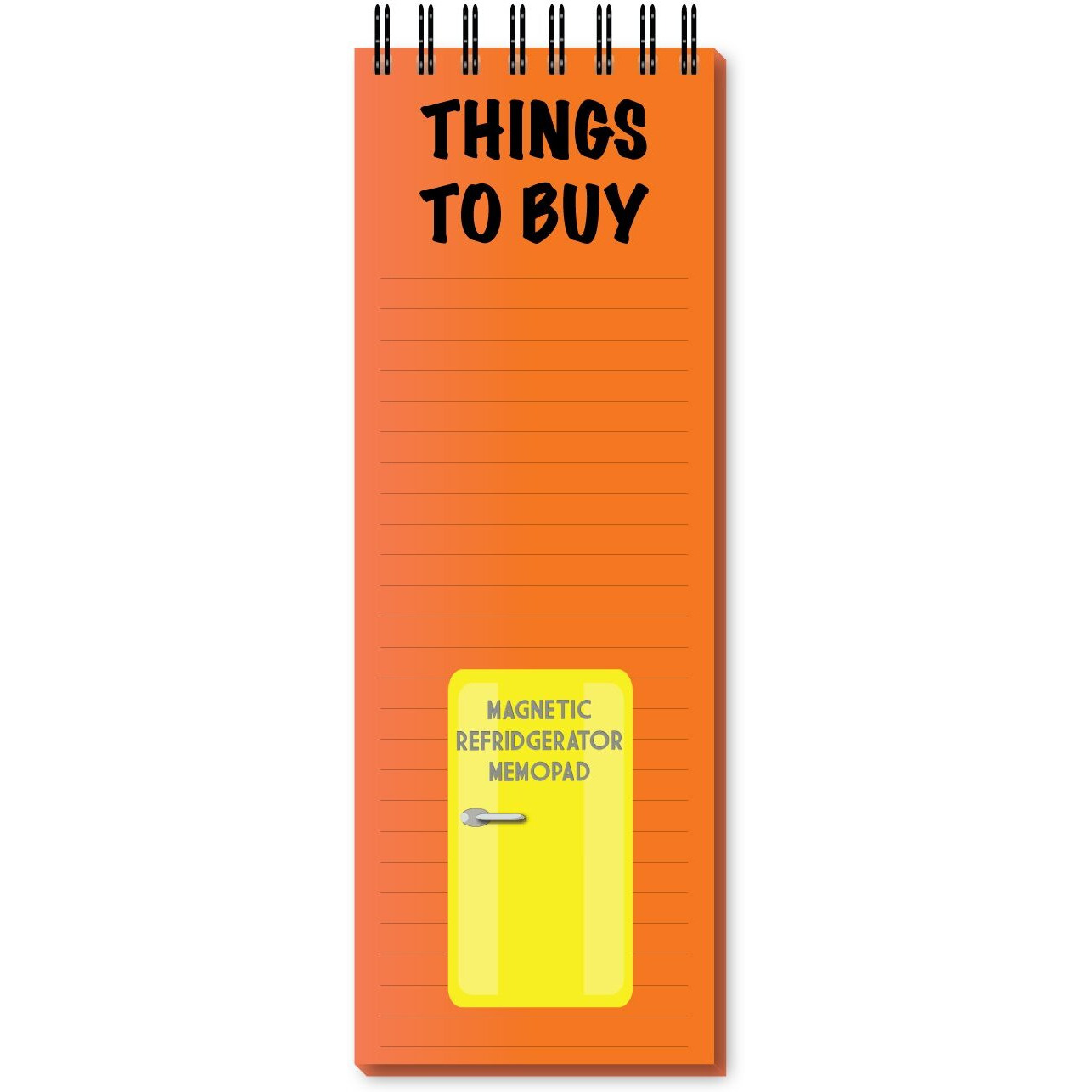 Nourish Paper Fridge Magnet (Orange)