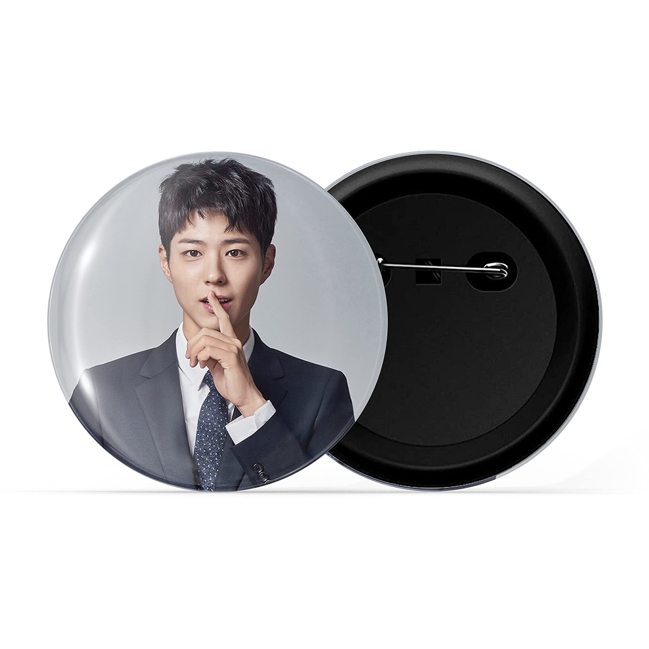 Dhcrafts Pin Badges K-Drama Korean Actor Multicolour Park Bo-Gum D7 Glossy Finish Design Pack Of 1