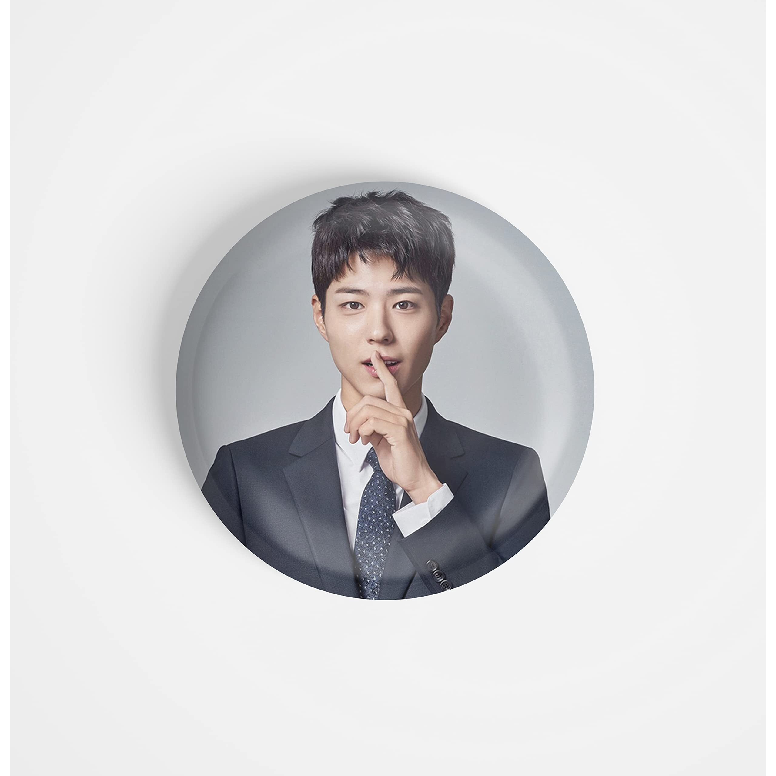 Dhcrafts Pin Badges K-Drama Korean Actor Multicolour Park Bo-Gum D7 Glossy Finish Design Pack Of 1