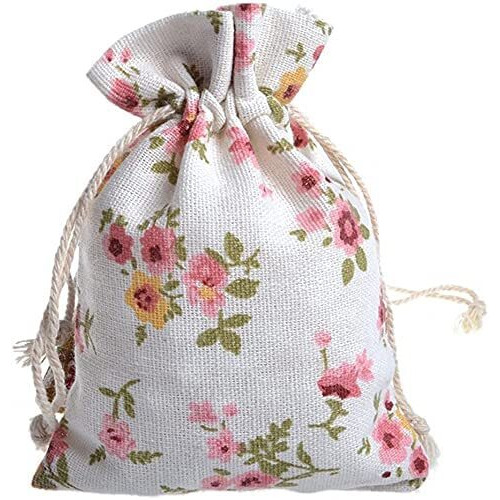 Satyam Kraft 10 Pcs Jute Potli Bags For Wedding, Return , Festive Gifting | Eco-Friendly, Handmade Drawstring Bags For Jewelry, Sweets, Dry , Party Favors | Reusable & Biodegradable (Pack Of 10) (Multicolour)