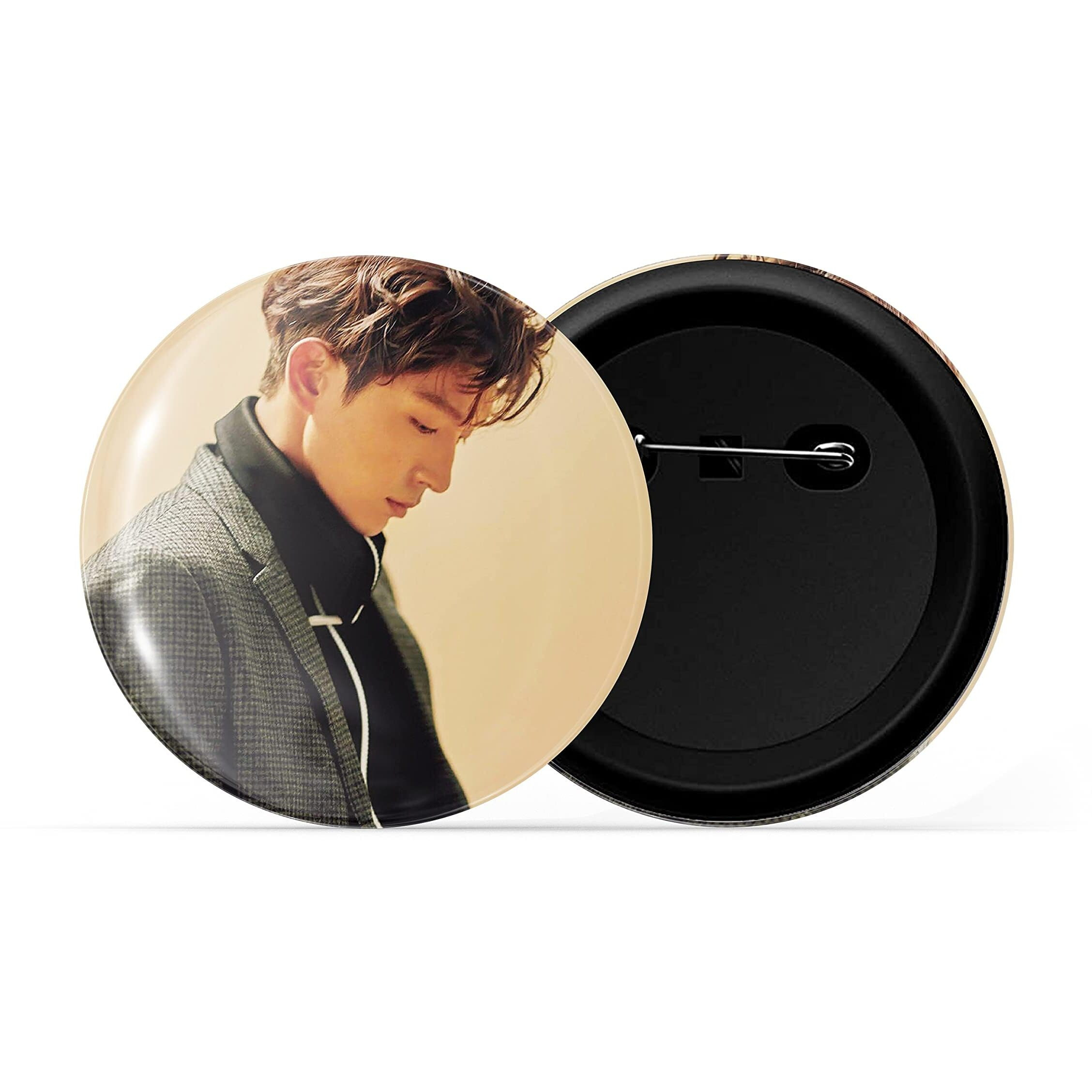 Dhcrafts Pin Badges K-Drama Korean Actor Multicolour Lee Joon-Gi D4 Glossy Finish Design Pack Of 1
