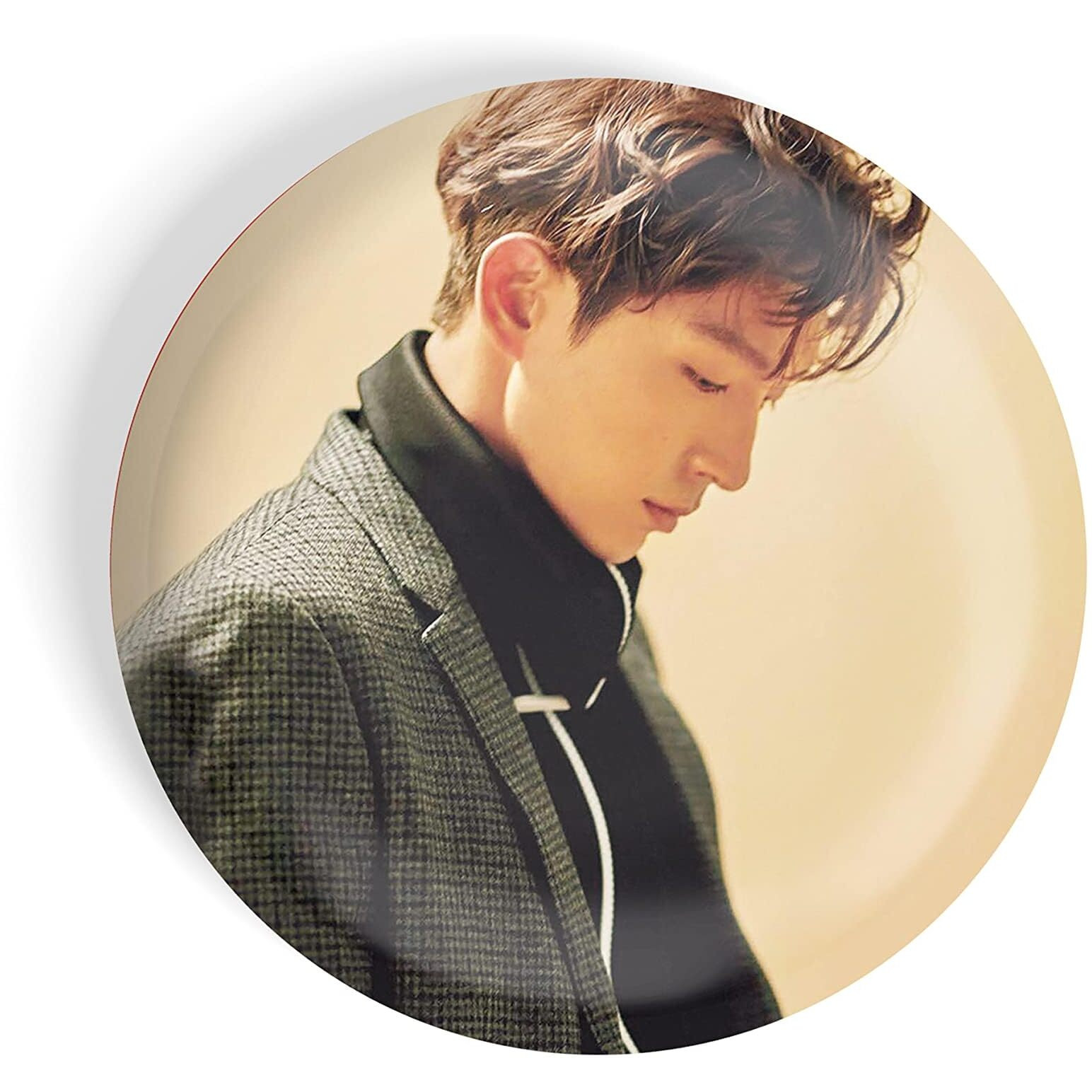 Dhcrafts Pin Badges K-Drama Korean Actor Multicolour Lee Joon-Gi D4 Glossy Finish Design Pack Of 1