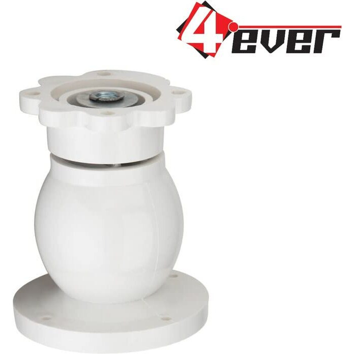 4Ever Magnetic Door Catcher/Stopper/Holder/Blocker | Heavy Duty Plastic Door Stopper For Home & Office (White, Pack Of 10)
