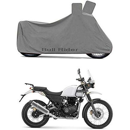 Bull Rider 2 Wheeler Bike Cover For Royal Enfield Himalaya (Grey)