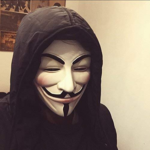 Western Era Vendetta Comic Face Mask (White Calour)