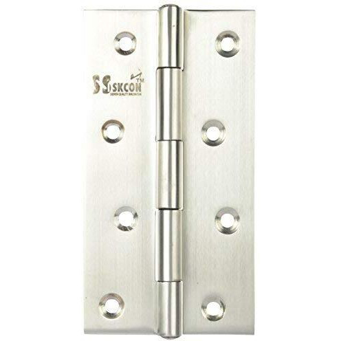 Ssiskcon 5 Inch X 14 Gauge 1.9Mm Thick Pack Of 12 Stainless Steel Silver Door Butt Hinges Matt Satin Finish Bearing Slow Movement