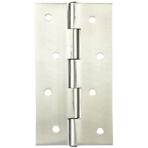 Ssiskcon 5 Inch X 14 Gauge 1.9Mm Thick Pack Of 12 Stainless Steel Silver Door Butt Hinges Matt Satin Finish Bearing Slow Movement