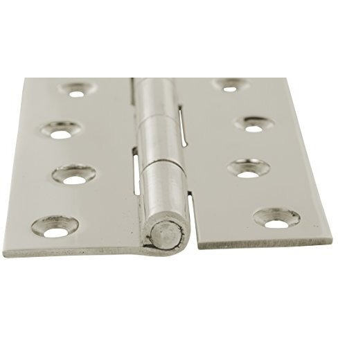 Ssiskcon 5 Inch X 14 Gauge 1.9Mm Thick Pack Of 12 Stainless Steel Silver Door Butt Hinges Matt Satin Finish Bearing Slow Movement