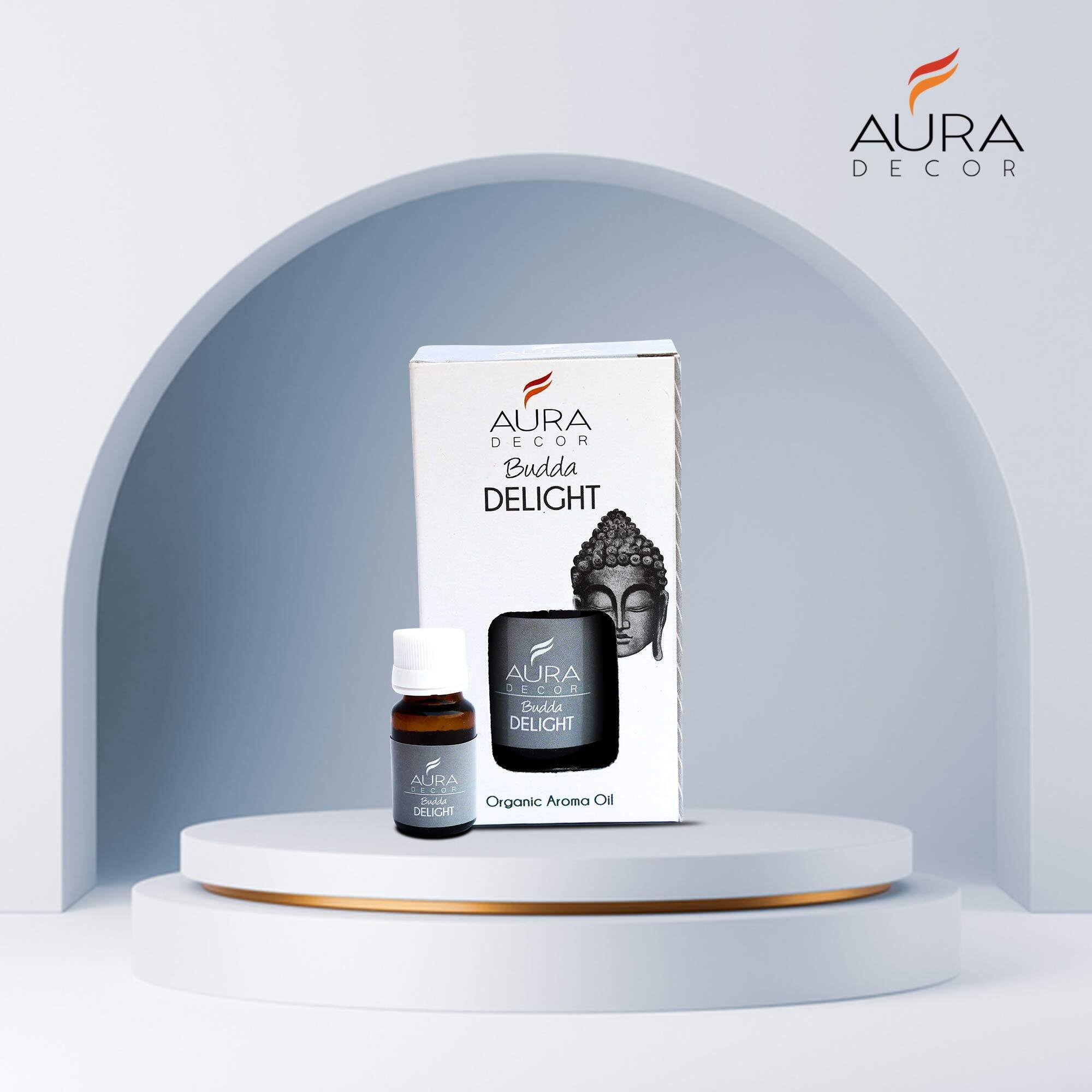 Auradecor Fragrance Oil | 15 Ml Aroma Oil For Home Fragrance | Helps In Concentration & Meditation | Used In Diffusers, Air Fresheners, Candles, Soaps | Best For Aromatherapy (15 Ml, Buddha Delight)