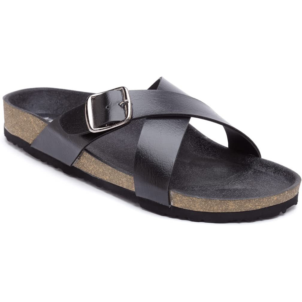 Refoam Owrfmo-03(W) Women's Outdoor | Trendy | Stylish Black Synthetic Leather Casual Sandal
