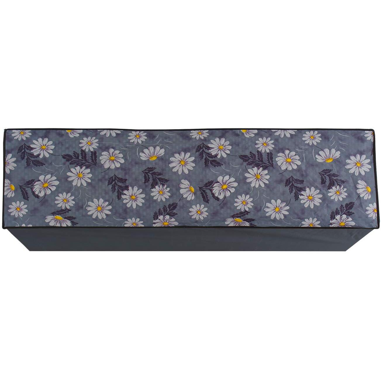 Dream Care Polyester Printed Ac Cover For Lg Js-Q18Bpxa 1.5 Ton 3 Star Dual Inverter Split In Unit (Multicolour)