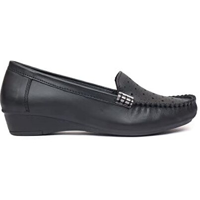 Zoom Boot For Women Leather Formal Boot For Adult Super Comfortable With Cushioned Insole A-Sf-15 (Black)