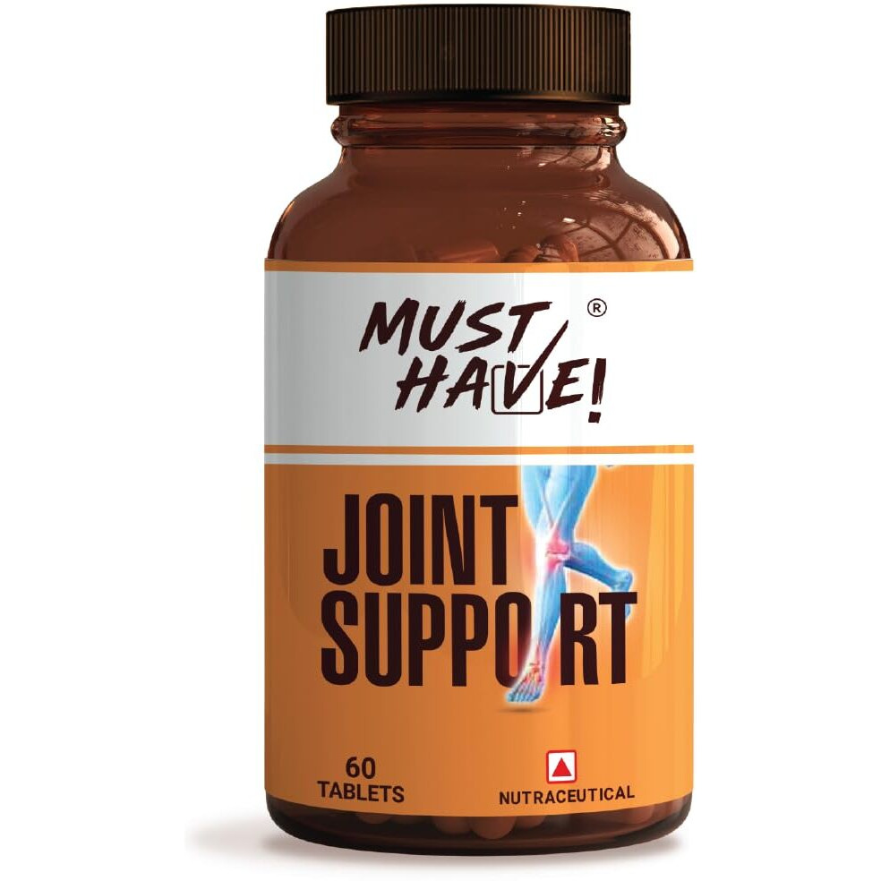 Must Have Joint Support - Glucosamine Chondroitin & Hyaluronic Acid With Boswellia | Curcumin 95%| Piperine| Uncaria Tomentosa| Boswellia|Helps Cartilage,Tendon&Ligaments|60 Tablets
