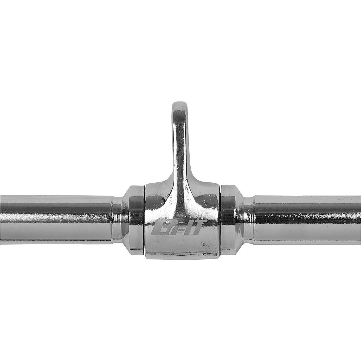 Wirmon Gym Bar Handle Attachements For Machines With Grip Variation Bar Textured Grip With Chrome Finish (Lat Bar Handle)