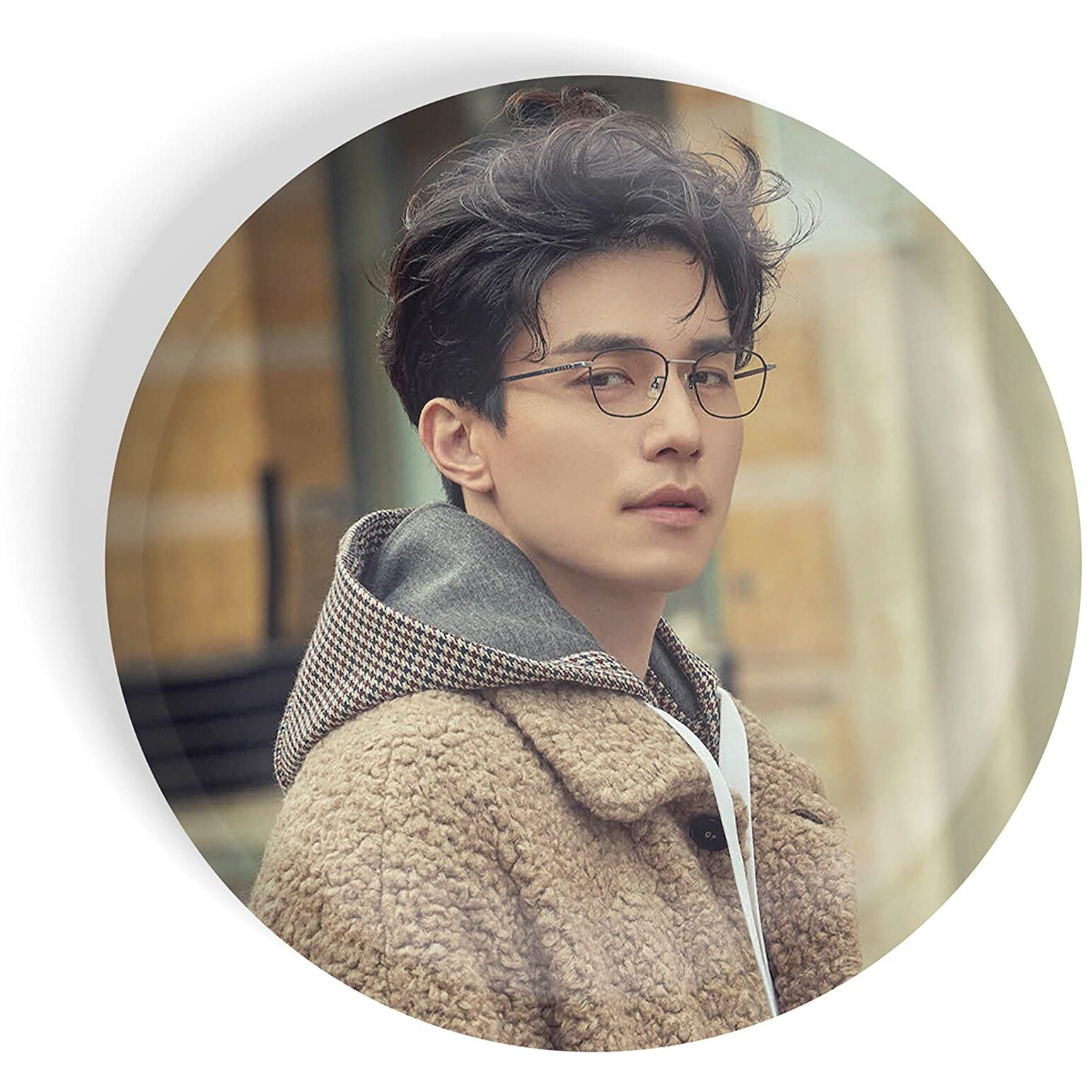 Dhcrafts Pin Badges K-Drama Korean Actor Multicolour Lee Dong-Wook D4 Glossy Finish Design Pack Of 1