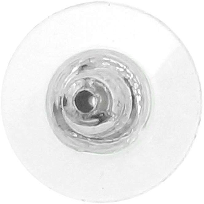 Diy Crafts Women's Pairs Bullet Clutch Earring Backs With Pad Silver Gold Clear And Flat Pack Of 75
