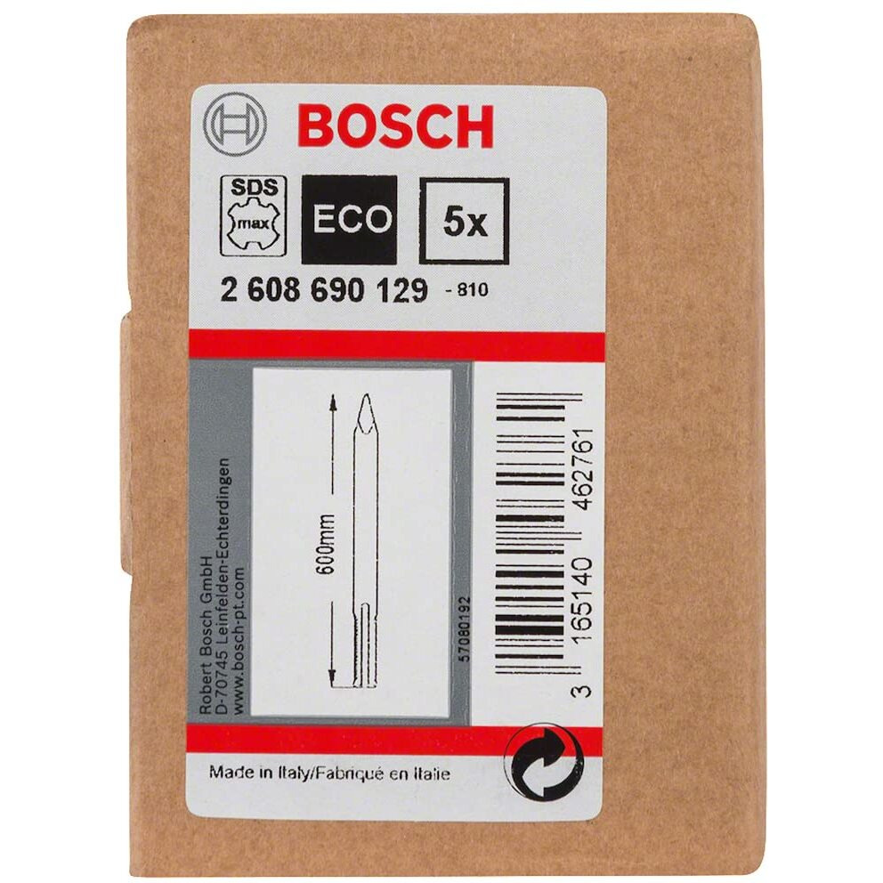 Bosch 2608690232 Pointed Chisel With Sds Max Shank Suitable For 11 Kg Hammer