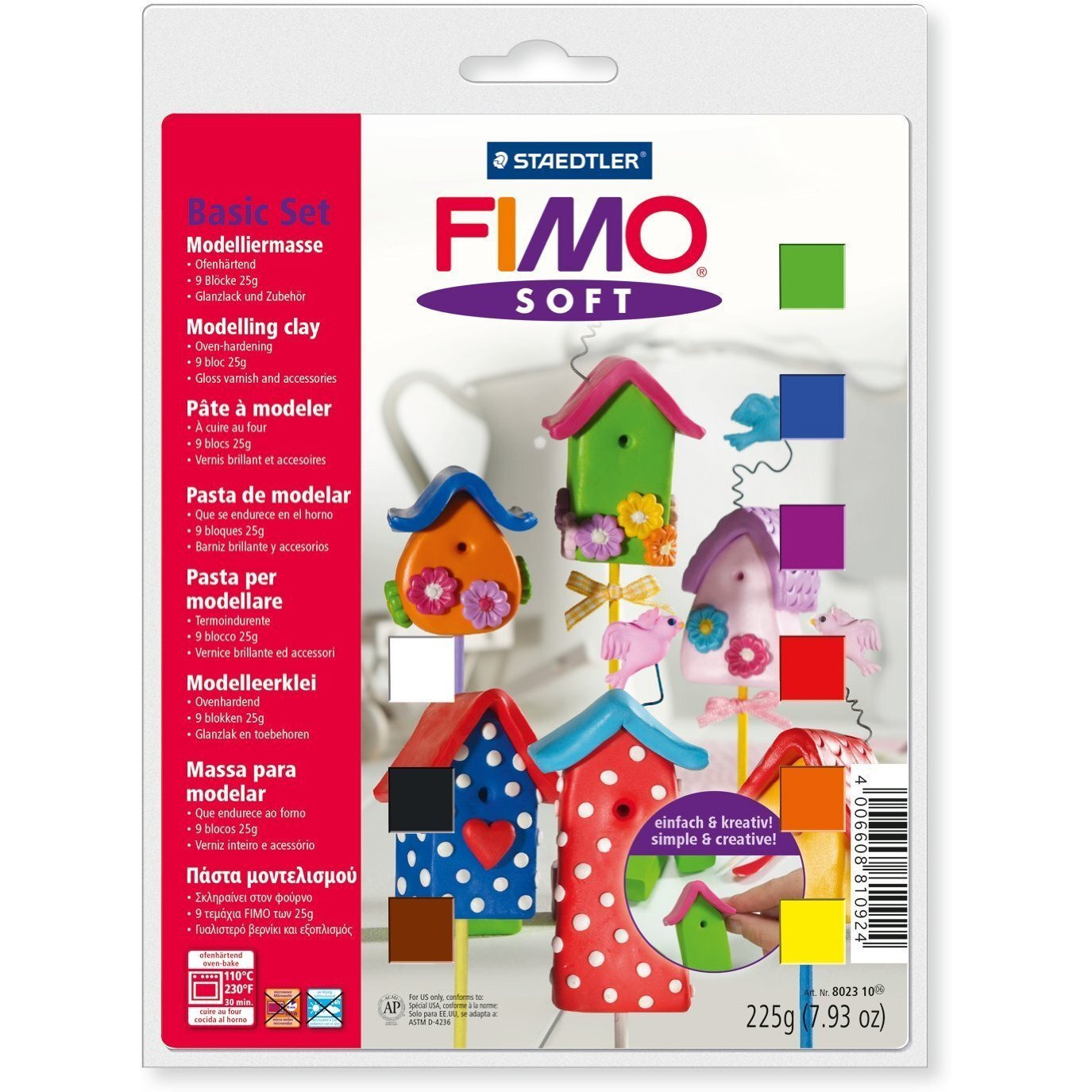 Staedtler Fimo Soft Modelling Clay Basic Starter Set