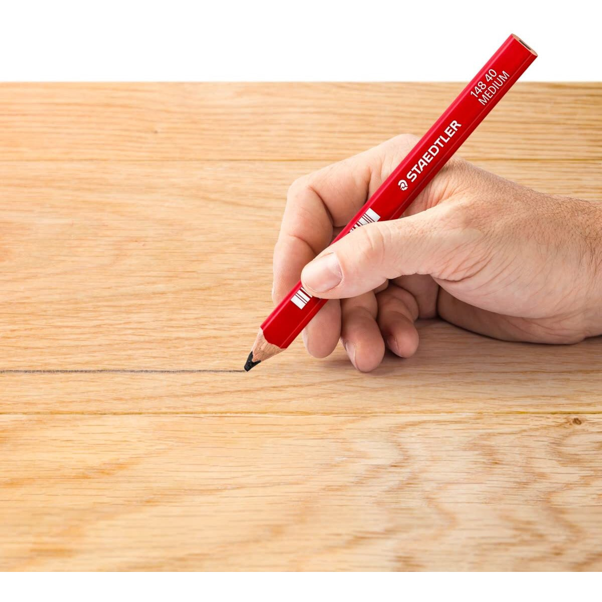 Staedtler Medium Carpenter Pencil Set-Pack Of 3,Grey
