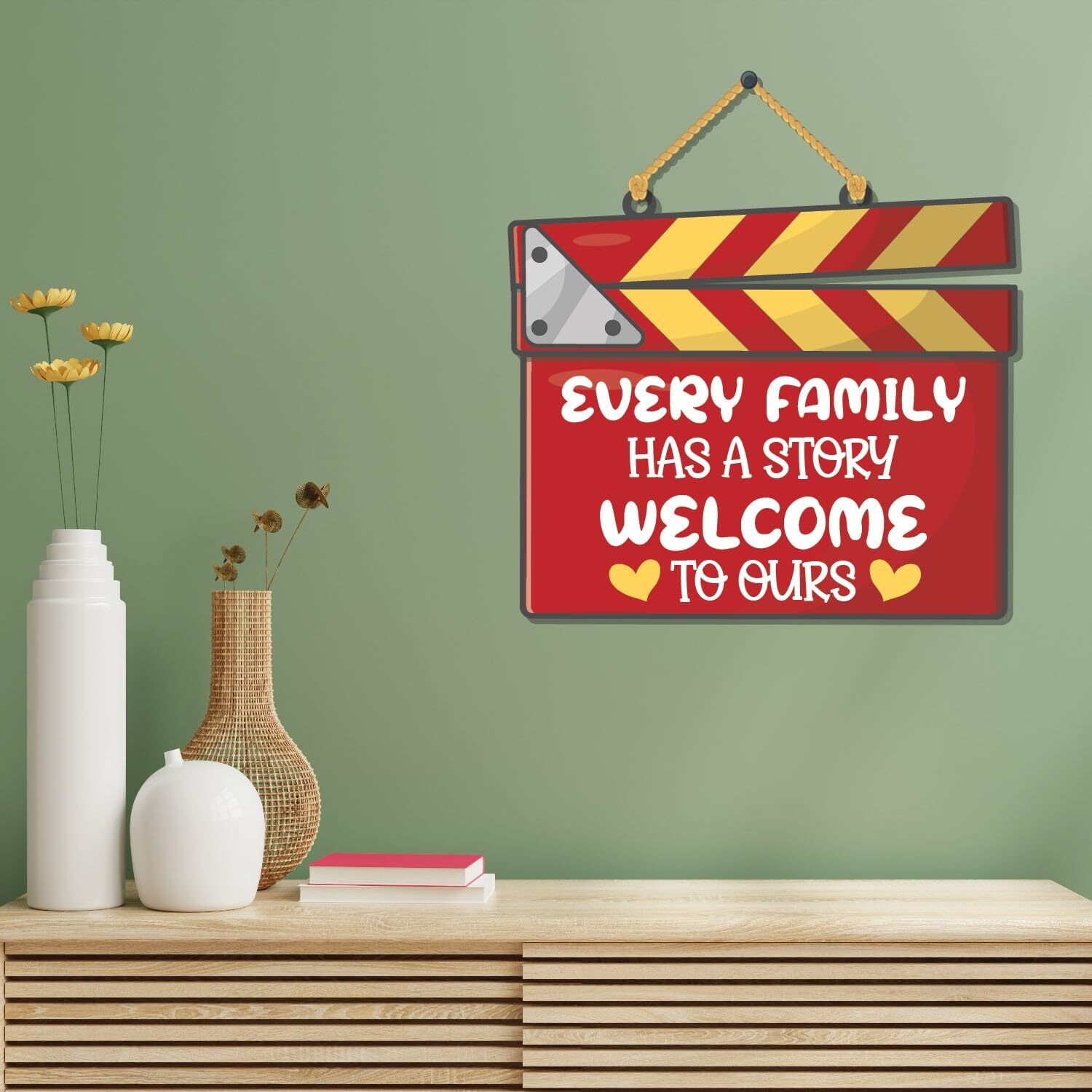 Aps Art Plus Store Every Family Story Wall Hanging For Wall Decor, Wall Hanging For Living Room, Home Decor Stylish