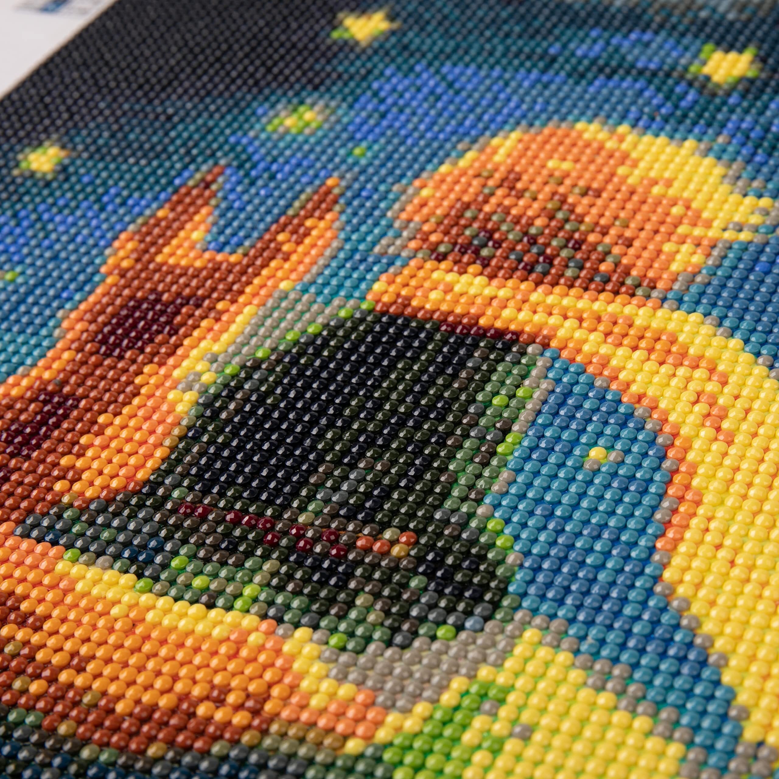 Diy Diamond Painting Kits For Adult,The Little Prince And Wolf 5D Drills Gem Art And Craft Pictures For Beginner,Embroidery Jewel Painting For Wall Decor Gift 12&quotX16"