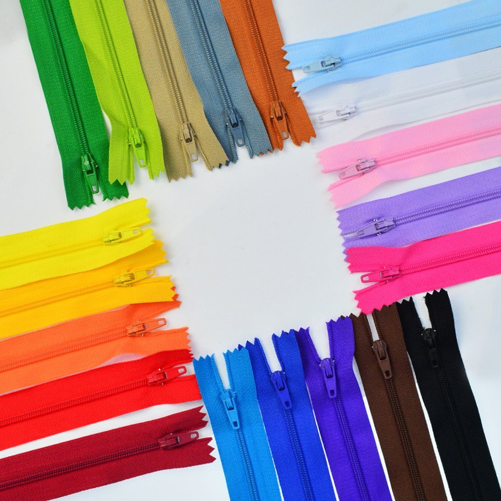 Diy Crafts 36 Inch, 8 Inch, Nylon Coil Zippers Bulk For Pants, Palazzo, Dresses Hand Bags P (36 Inch, 8 Inch)