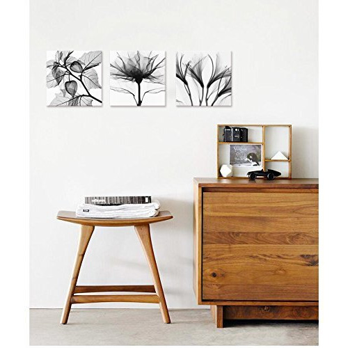 Visual Art Flowers Painting Canvas Prints Wall Decor Black And White Framed And Stretched Images Picture Prints Home Decor Wall Art