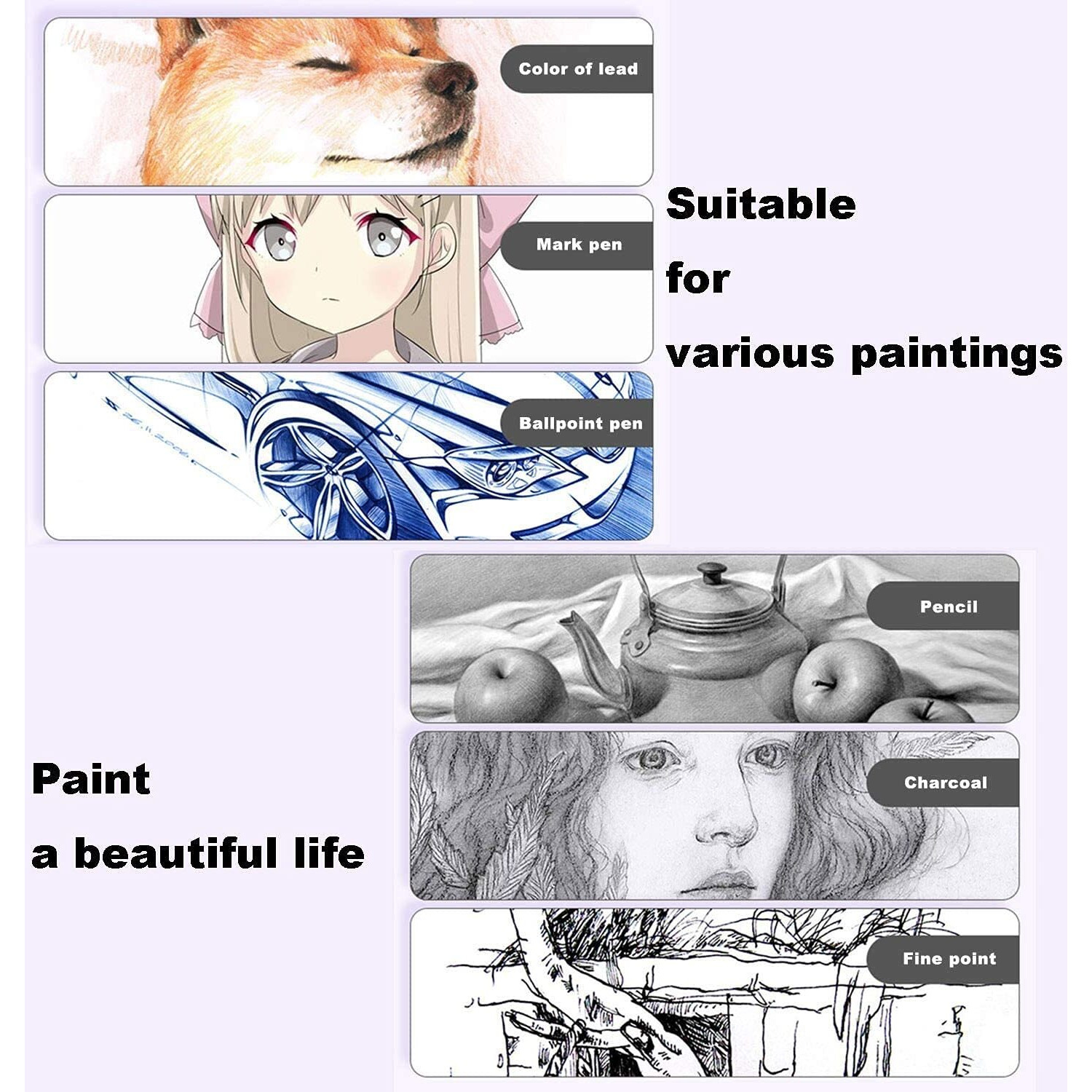 Variety Canvas 2 Pieces 50 Sheet A5 Sketchbook Set | Top Spiral-Bound Sketchpad For Artists | Sketching And Drawing Acid Free Paper, For Doodling | Artist Oxfort Sketch Book (Mix)