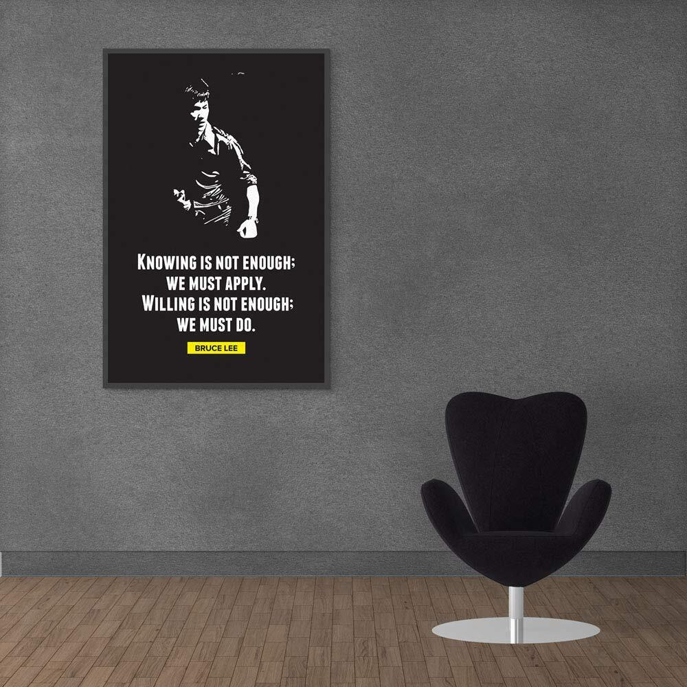 Inephos Wood Inspirational Poster, Multicolour, 8 Inch X 12 Inch