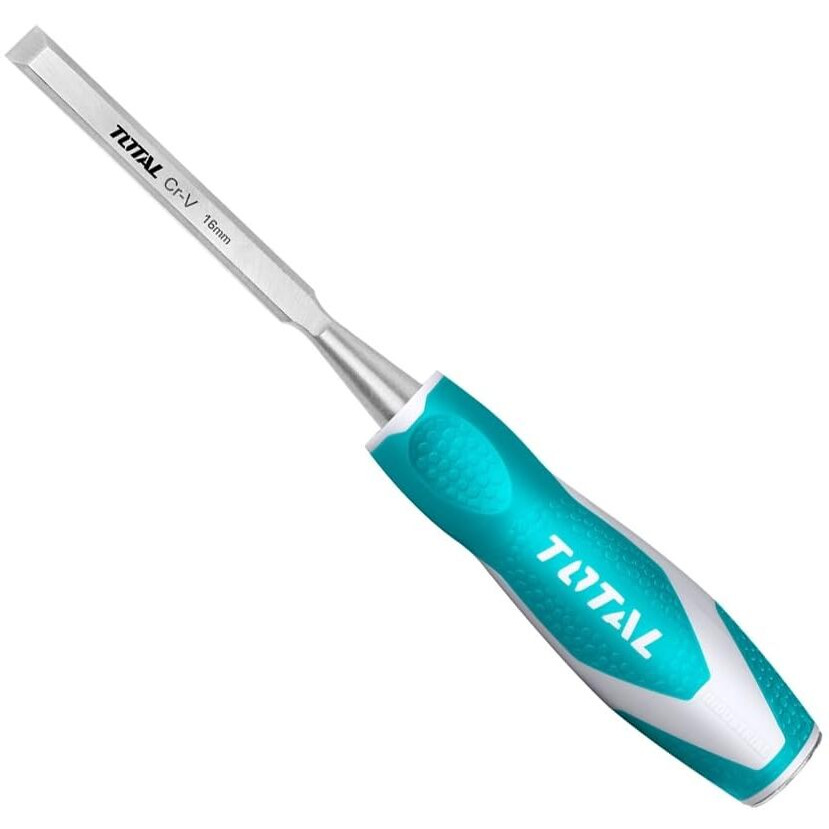 Mr Light Total Wood Chisel Cr-V Chrome Vanadium (W 16 X L 140 Mm, Silver)
